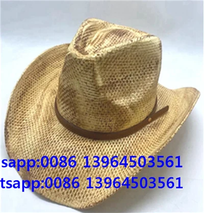 Cowboy Hat Women Vintage Western fonott öv dekoráció