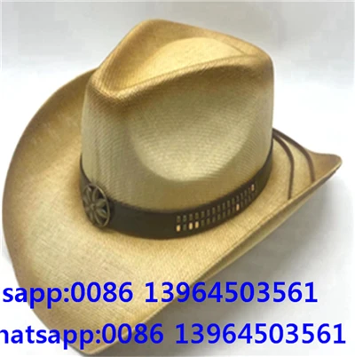 Vintage Szalma Cowboy Kalap