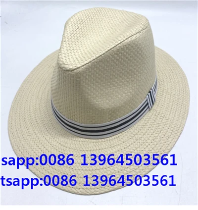 Panama Hat férfi szalmakalap egyszínű