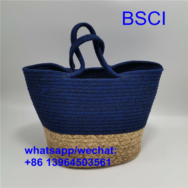Természetes szövésű rattan strandtáska