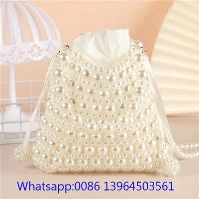 Faux Pearl női kézitáska