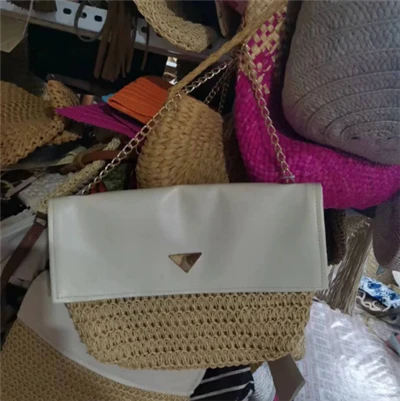 Nagy méretű, kézzel készített női strandzsák
