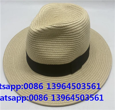 Alkalmi fukar papír szalmakalap Fedora cilinder