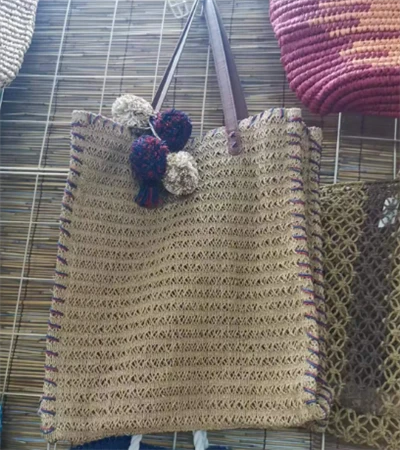 Papír horgolt Lady nyári táska