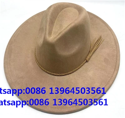 Vegán velúr nyugati cowboy kalap